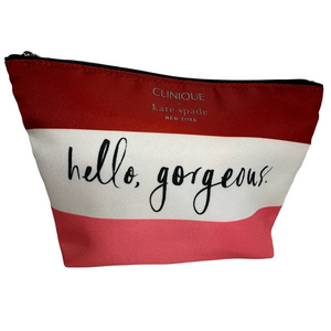 #165 Kate Spade x Clinique Hello, Gorgeous Cosmetic Bag